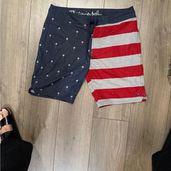 Travis Mathew Flag Americana Brilliance Board Shorts - Picture 8 of 8